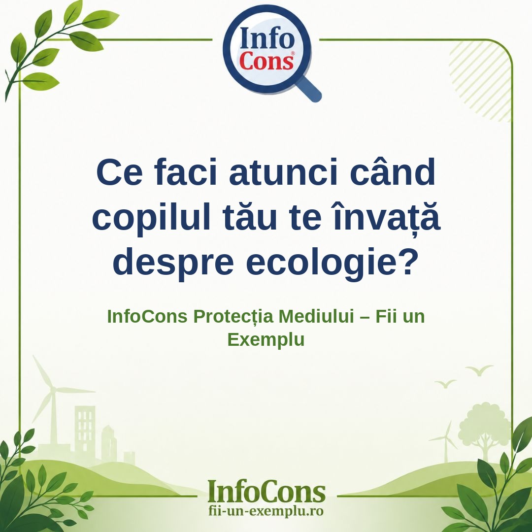 Ce faci atunci când copilul tău te învață despre ecologie_ – InfoCons Protecția Mediului – Fii un Exemplu – Adriana Calcan