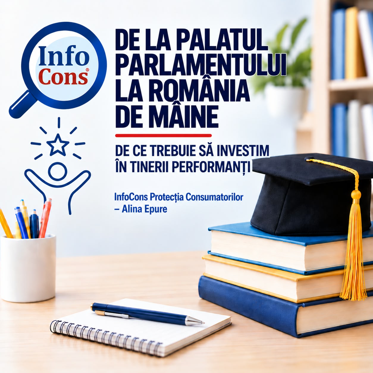 DE LA PALATUL PARLAMENTULUI LA ROMÂNIA DE MÂINE DE CE TREBUIE SĂ INVESTIM ÎN TINERII PERFORMANȚI – InfoCons Protecția Consumatorilor – Alina Epure