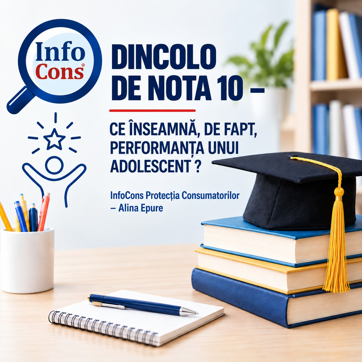 DINCOLO DE NOTA 10 - CE ÎNSEAMNĂ, DE FAPT, PERFORMANȚA UNUI ADOLESCENT – InfoCons Protecția Consumatorilor – Alina Epure