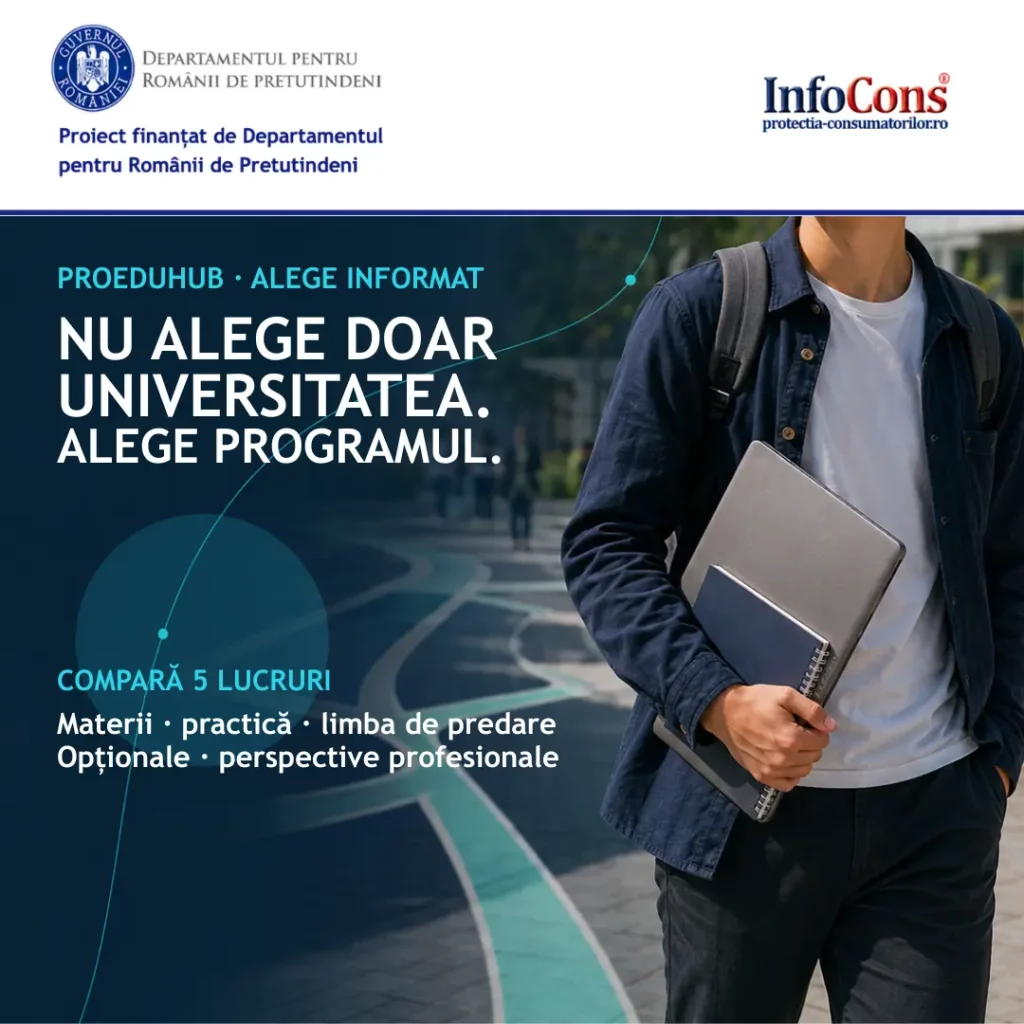 ProEduHub : Alegi universitatea sau programul de studii ?