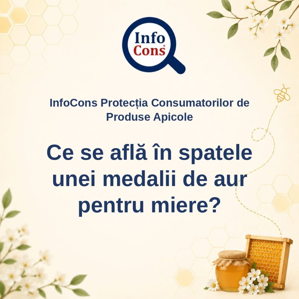 InfoCons Protecția Consumatorilor de Produse Apicole - Ce se află &icirc;n spatele unei medalii de aur pentru miere &ndash; Cosmin Herța