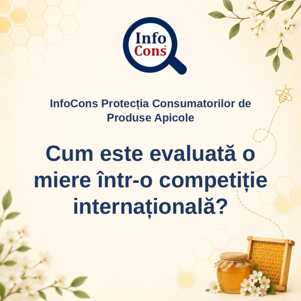 InfoCons Protecția Consumatorilor de Produse Apicole - Cum este evaluată o miere &icirc;ntr-o competiție internațională &ndash; Cosmin Herța