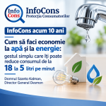 InfoCons acum 10 ani - Cum să faci economie la apă și la energie gestul simplu care îți poate reduce consumul de la 18 la 5 litri pe minut - Domnul Szanto Kalman, Director General Desmon