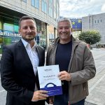 Întâlnire de lucru între domnul Sorin Mierlea , Președintele InfoCons , și domnul Nicu Ștefănuță , Vicepreședinte al Parlamentului European , pe tema proiectului ProEduHub