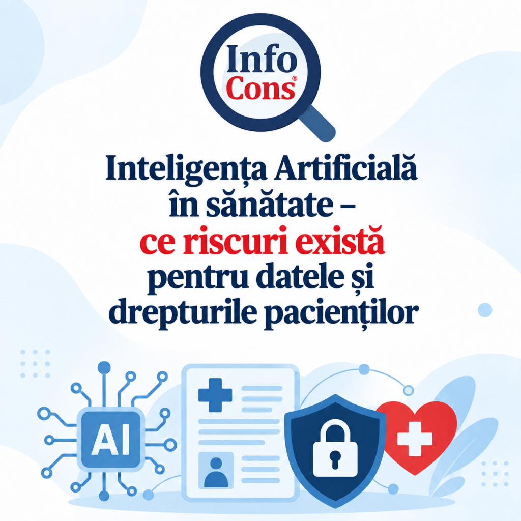 Inteligența Artificială &icirc;n sănătate &ndash; ce riscuri există pentru datele și drepturile pacienților
