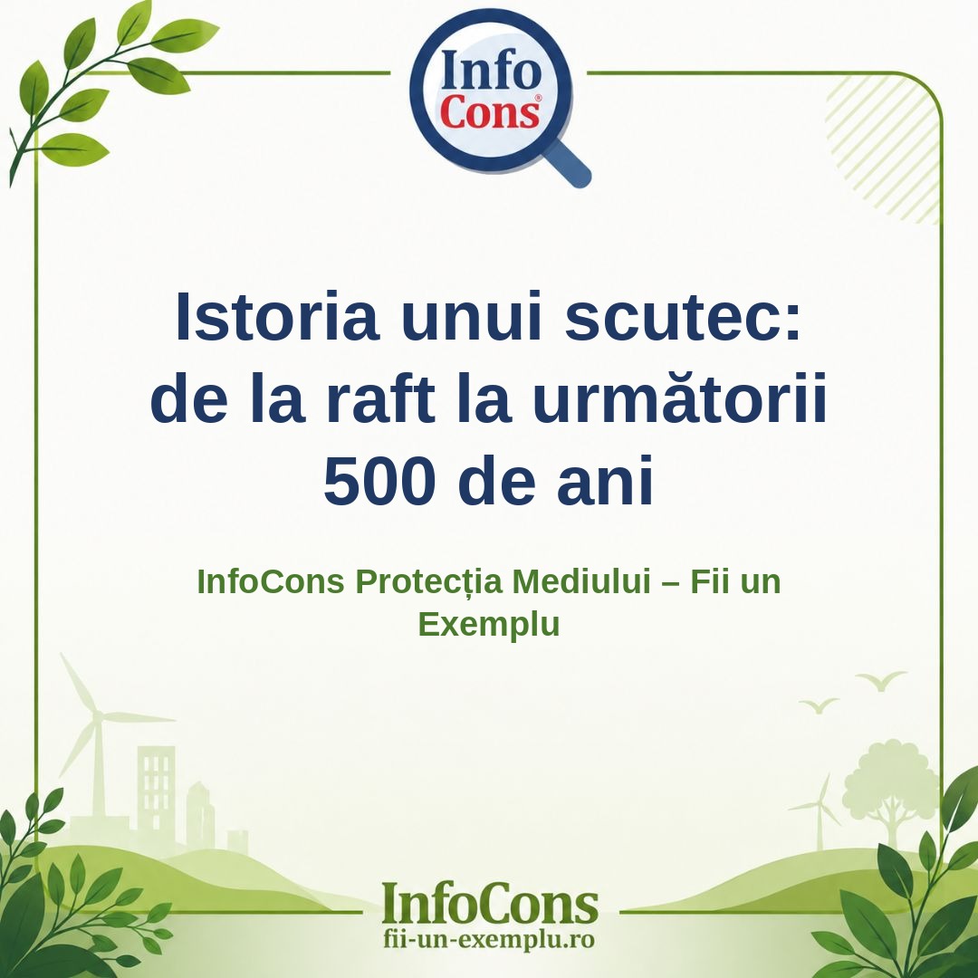 Istoria unui scutec_ de la raft la următorii 500 de ani – InfoCons Protecția Mediului – Fii un Exemplu – Adriana Calcan