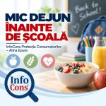 MIC DEJUN ÎNAINTE DE ȘCOALĂ - REGULĂ DE AUR SAU UN MIT PE CARE ÎL REPETĂM DE PREA MULT TIMP ? - InfoCons Protecția Consumatorilor – Alina Epure