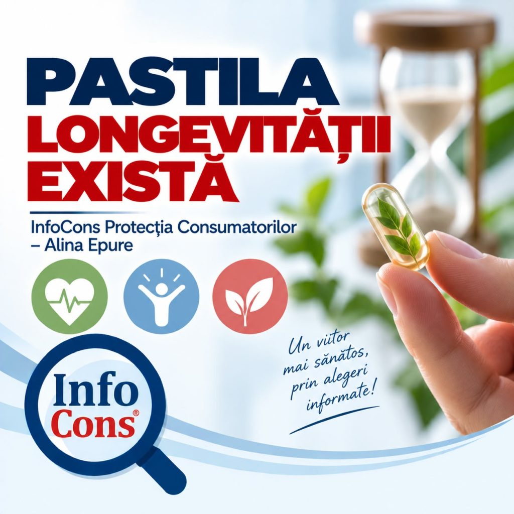 PASTILA LONGEVITĂȚII EXISTĂ ? CE ȘTIM DESPRE SUPLIMENTELE CARE PROMIT SĂ &Icirc;NCETINEASCĂ &Icirc;MBĂTR&Acirc;NIREA - InfoCons Protecția Consumatorilor - Alina Epure