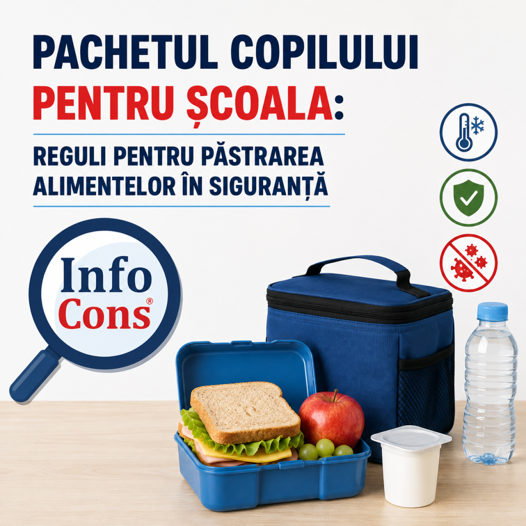 Pachetul copilului pentru școală : reguli pentru păstrarea alimentelor &icirc;n siguranță