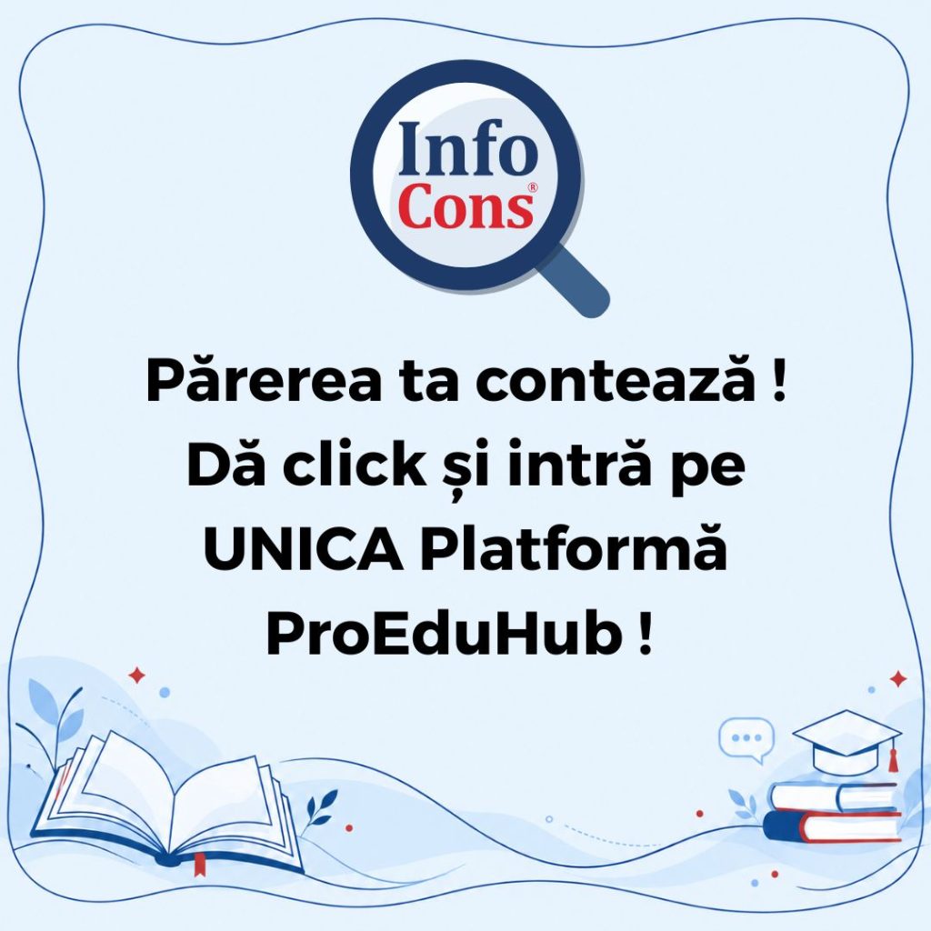Părerea ta contează ! Dă click și intră pe UNICA Platformă ProEduHub ! Rom&acirc;nia 23,0% - Irlanda 66,8%