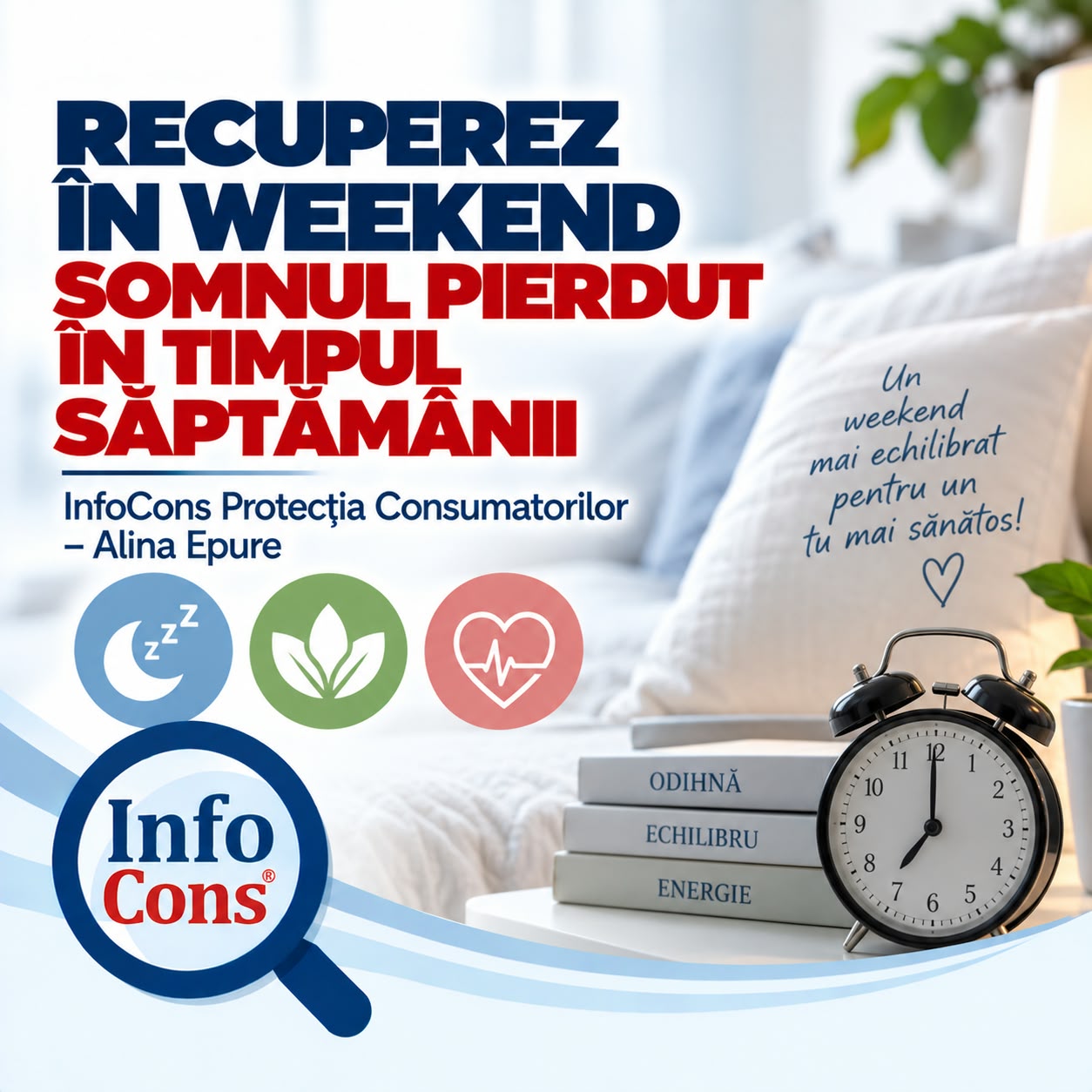 RECUPEREZ ÎN WEEKEND SOMNUL PIERDUT ÎN TIMPUL SĂPTĂMÂNII - InfoCons Protecția Consumatorilor – Alina Epure