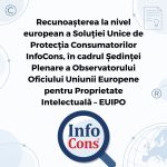 Recunoașterea la nivel european a Soluției Unice de Protecția Consumatorilor InfoCons, în cadrul Ședinței Plenare a Observatorului Oficiului Uniunii Europene pentru Proprietate Intelectuală – EUIPO