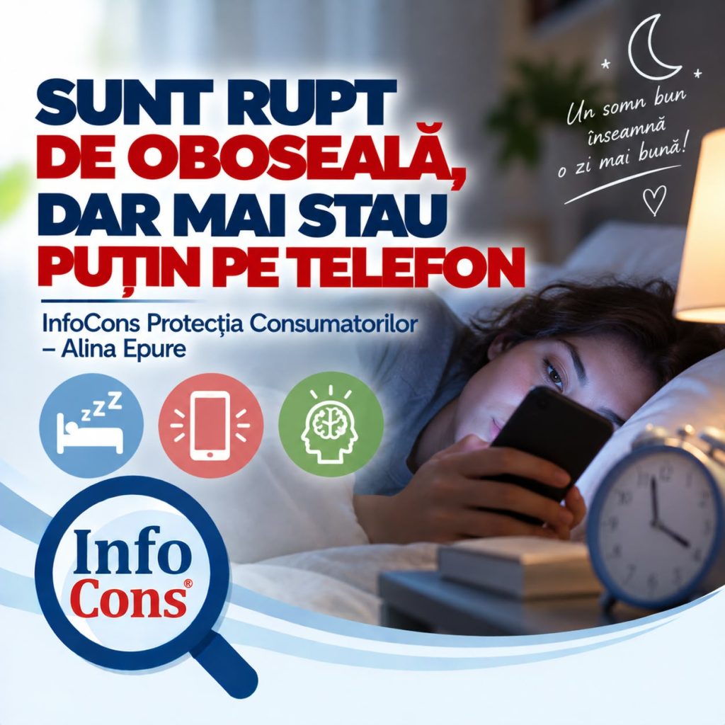SUNT RUPT DE OBOSEALĂ, DAR MAI STAU PUȚIN PE TELEFON - InfoCons Protecția Consumatorilor &ndash; Alina Epure