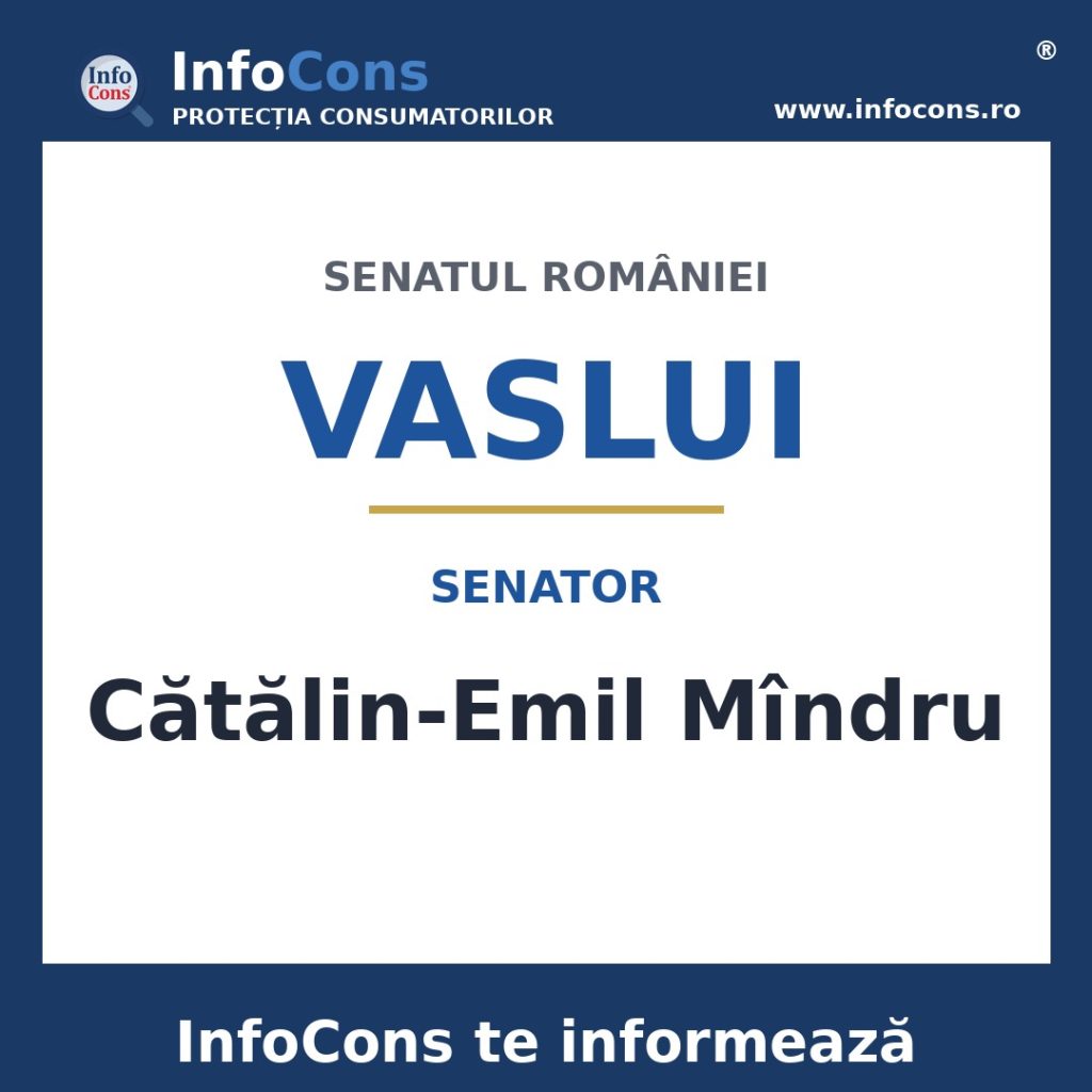 Senatul României și senatorul Cătălin-Emil Mîndru – InfoCons te informează