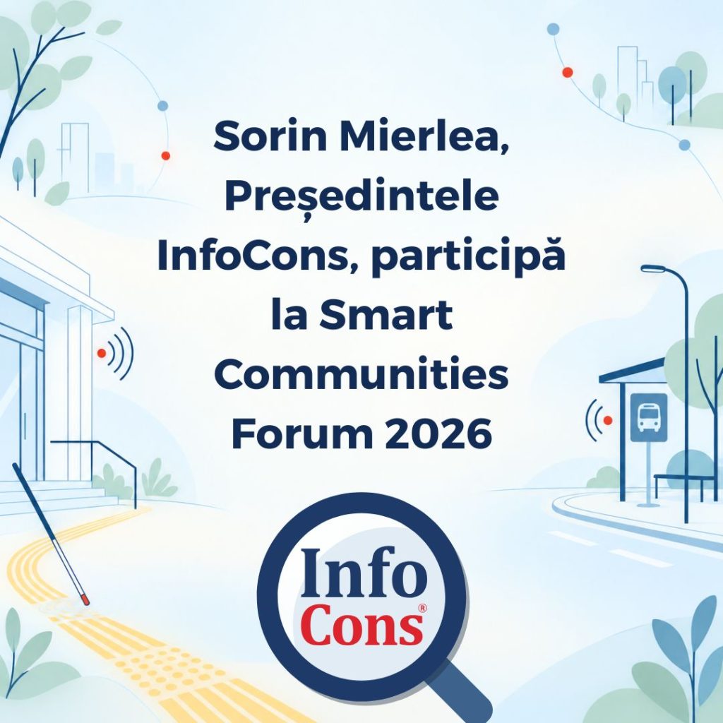 Sorin Mierlea , Președintele InfoCons Protecția Consumatorilor , participă la Smart Communities Forum 2026
