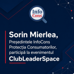 Sorin Mierlea , Președintele InfoCons Protecția Consumatorilor , participă la evenimentul ClubLeaderSpace