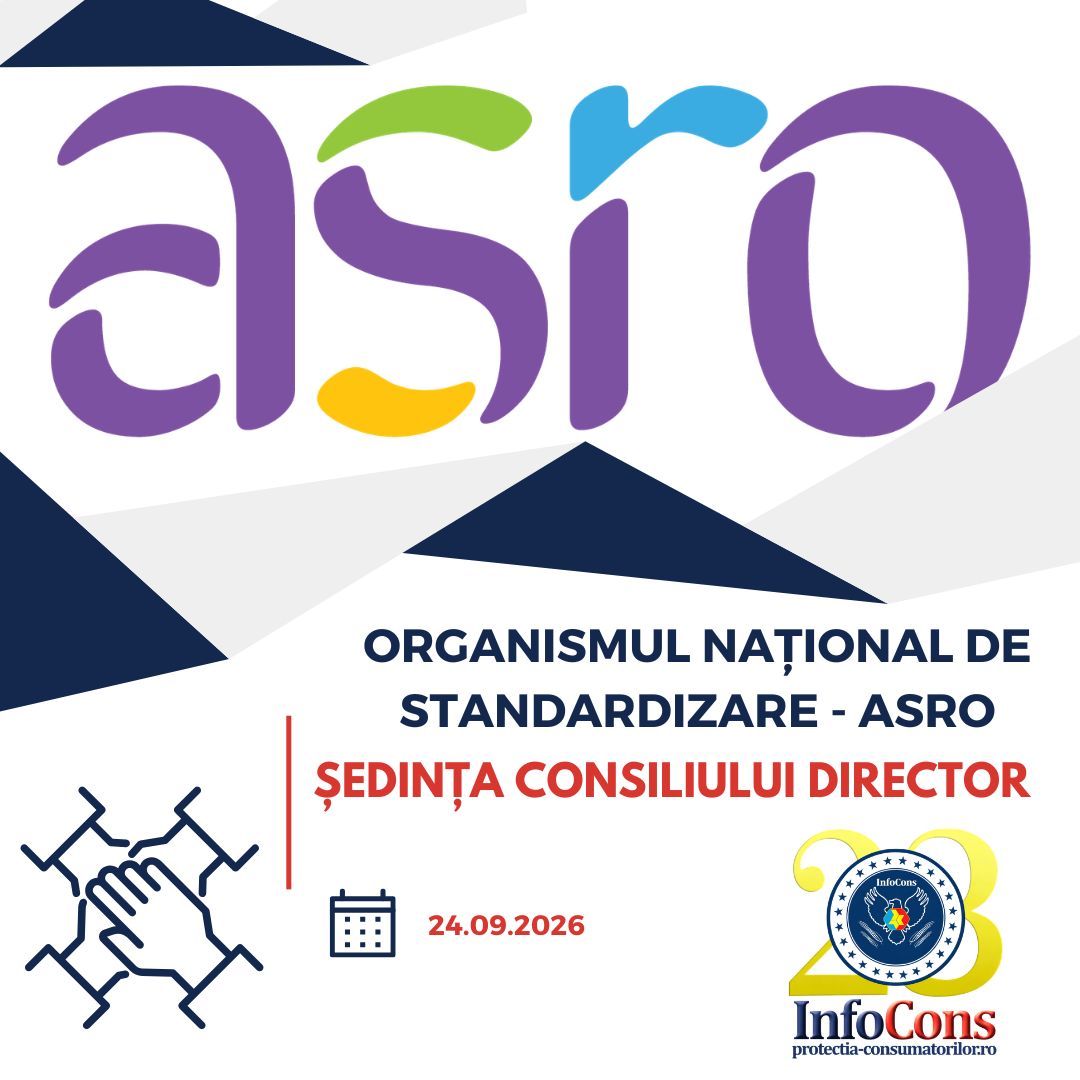 Sorin Mierlea , Președintele InfoCons Protecția Consumatorilor , participă la sedința Consiliului Director ASRO