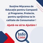 Susține Mișcarea de Educație pentru Campanii și Programe, Proiecte, pentru sprijinirea ta în calitate de Consumator ! Ajută-ne să te Ajutăm !