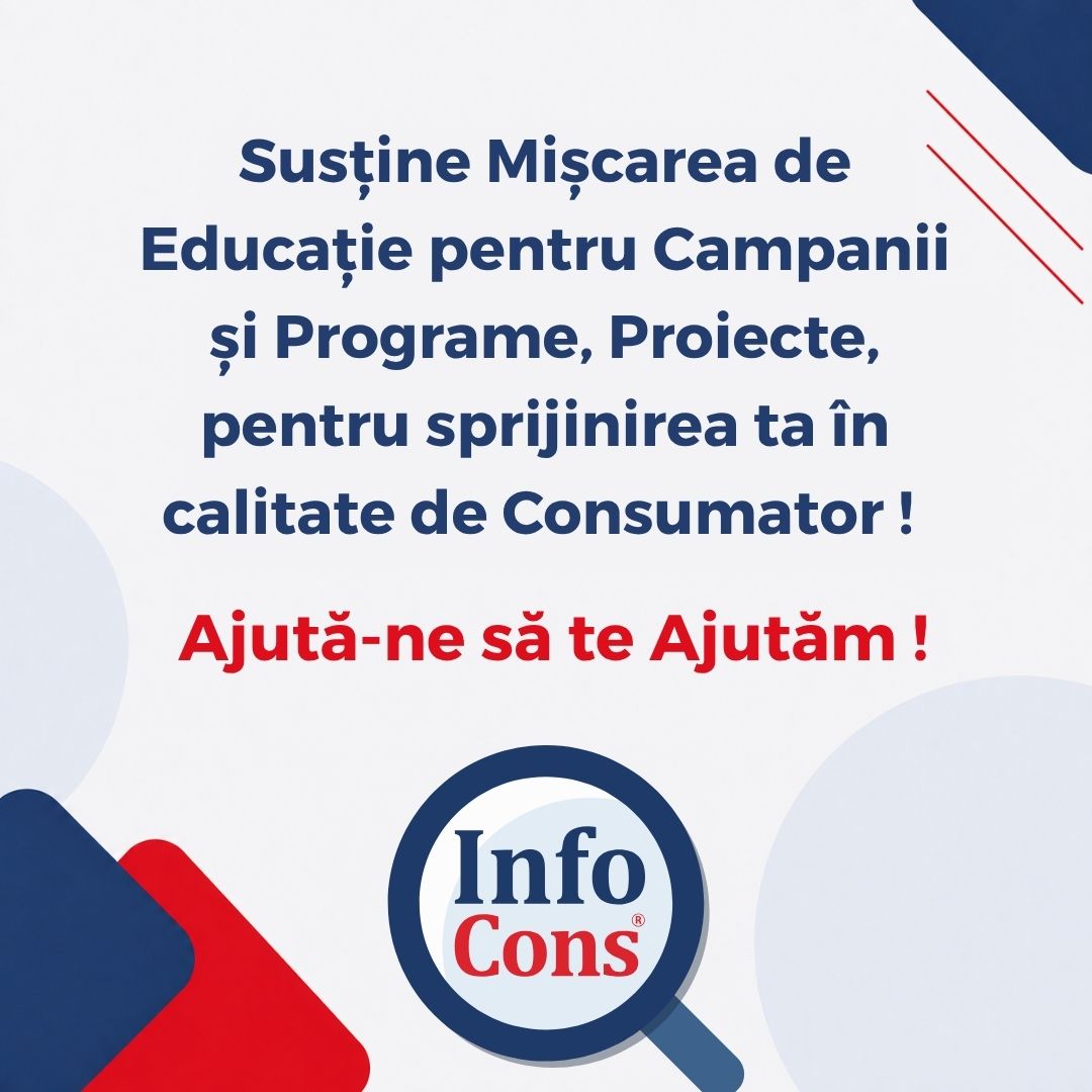 Susține Mișcarea de Educație pentru Campanii și Programe, Proiecte, pentru sprijinirea ta în calitate de Consumator ! Ajută-ne să te Ajutăm !