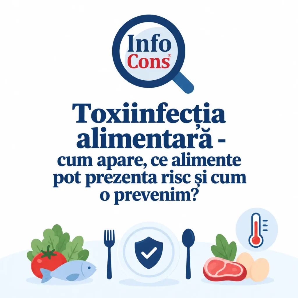 Toxiinfecția alimentară - cum apare , ce alimente pot prezenta risc și cum o prevenim ?