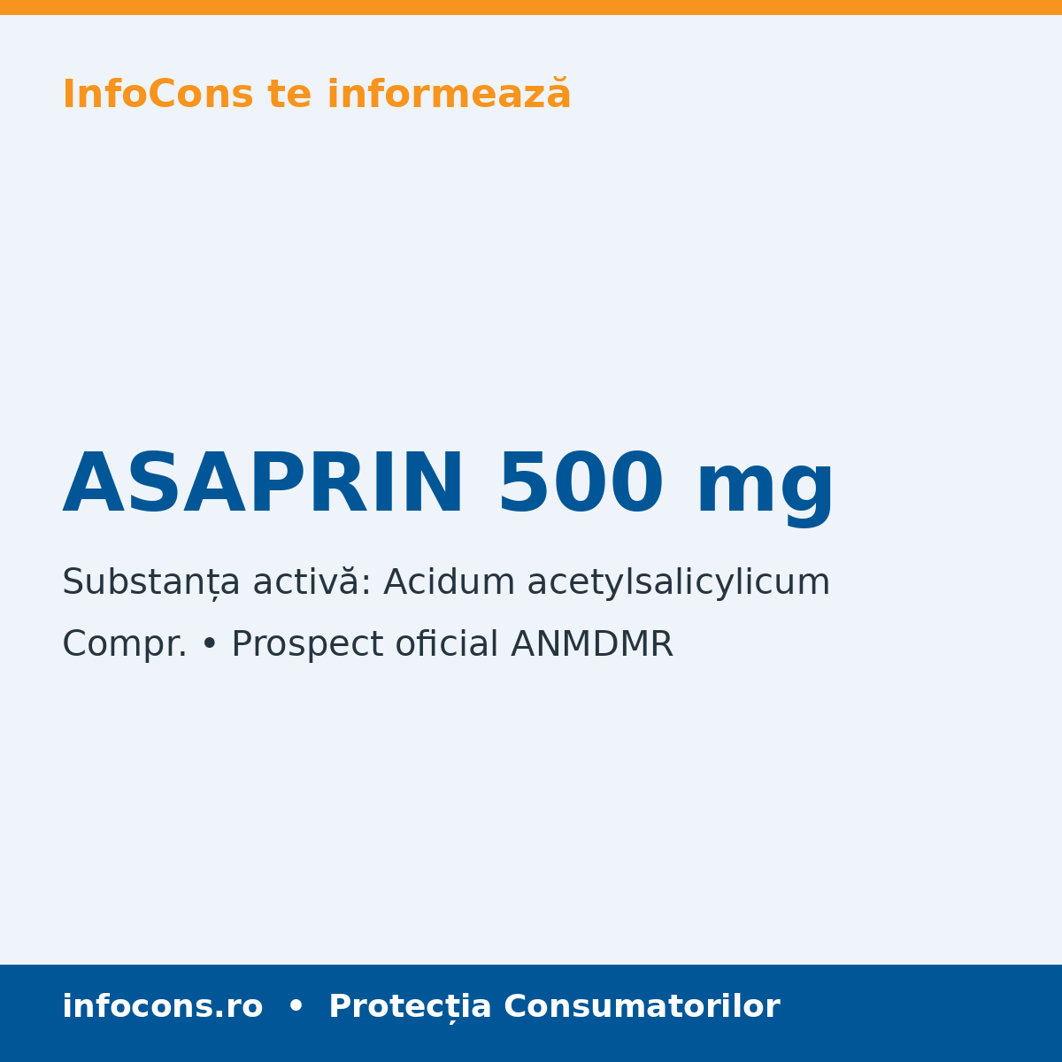 ASAPRIN 500 mg - Prospect Medical - InfoCons