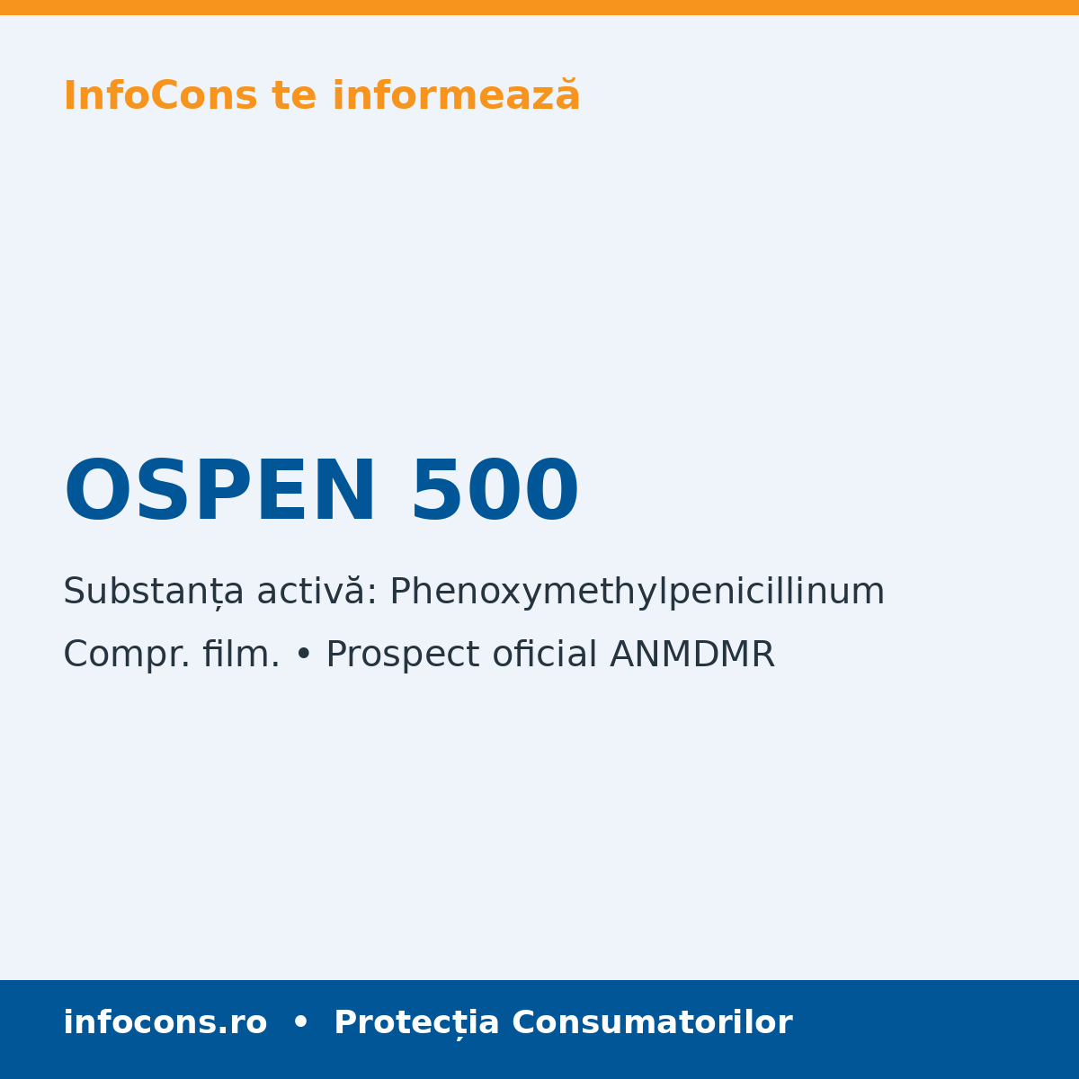 OSPEN 500 - Prospect Medical - InfoCons