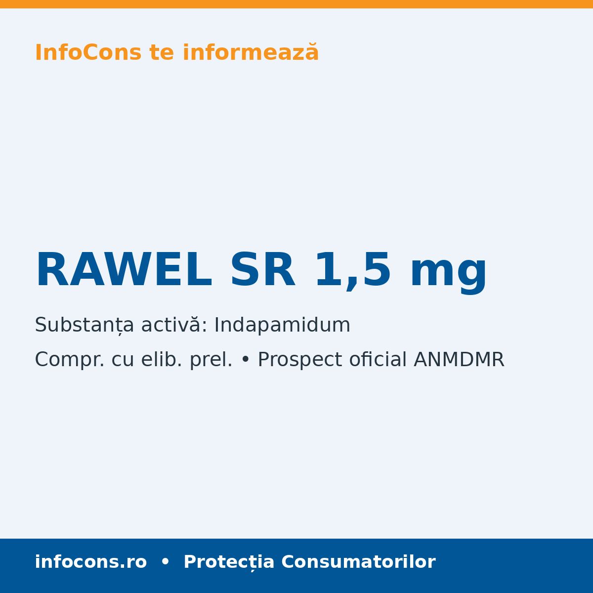 RAWEL SR 1,5 mg - Prospect Medical - InfoCons