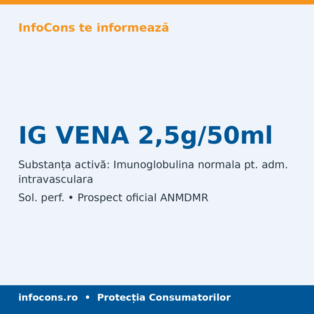 IG VENA 2,5g/50ml - Prospect Medical - InfoCons
