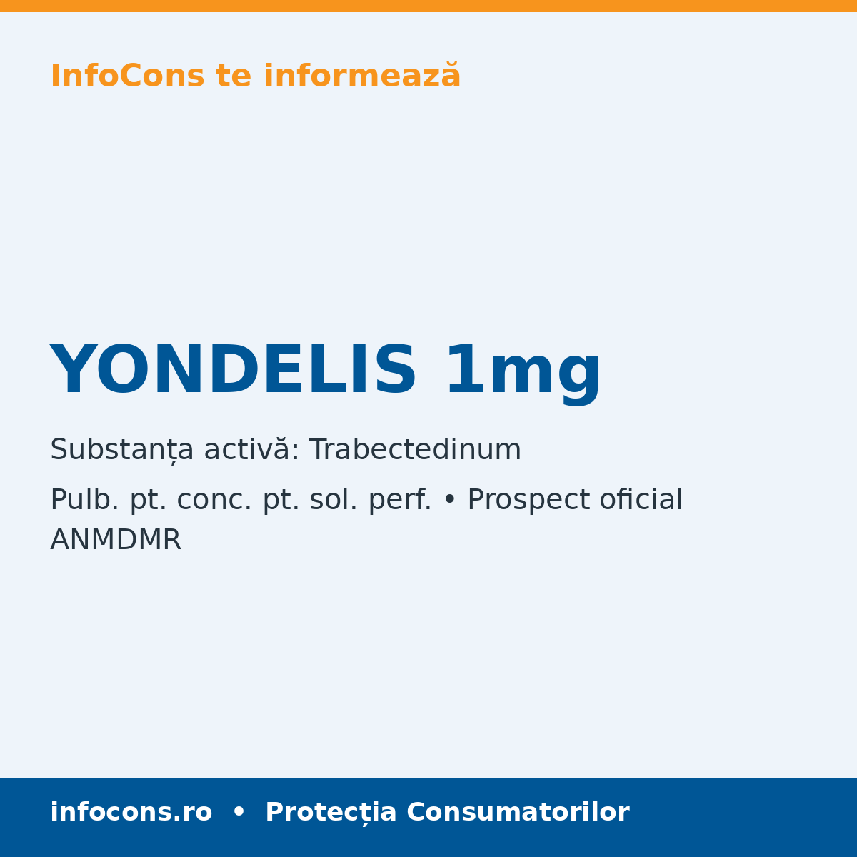 YONDELIS 1mg - Prospect Medical - InfoCons