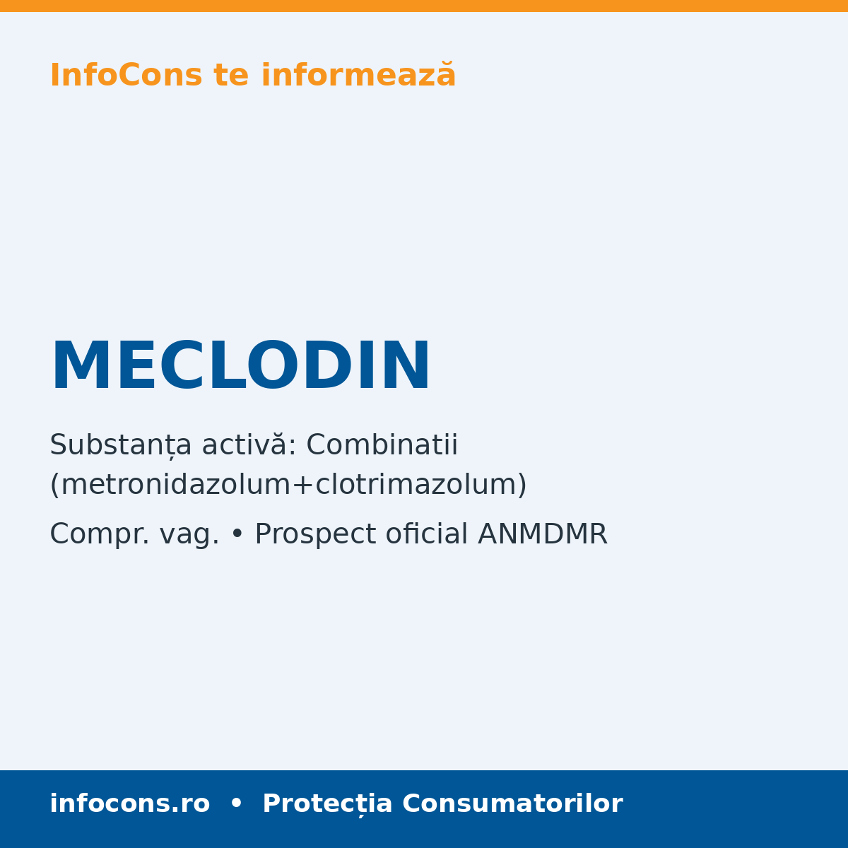 MECLODIN - Prospect Medical - InfoCons