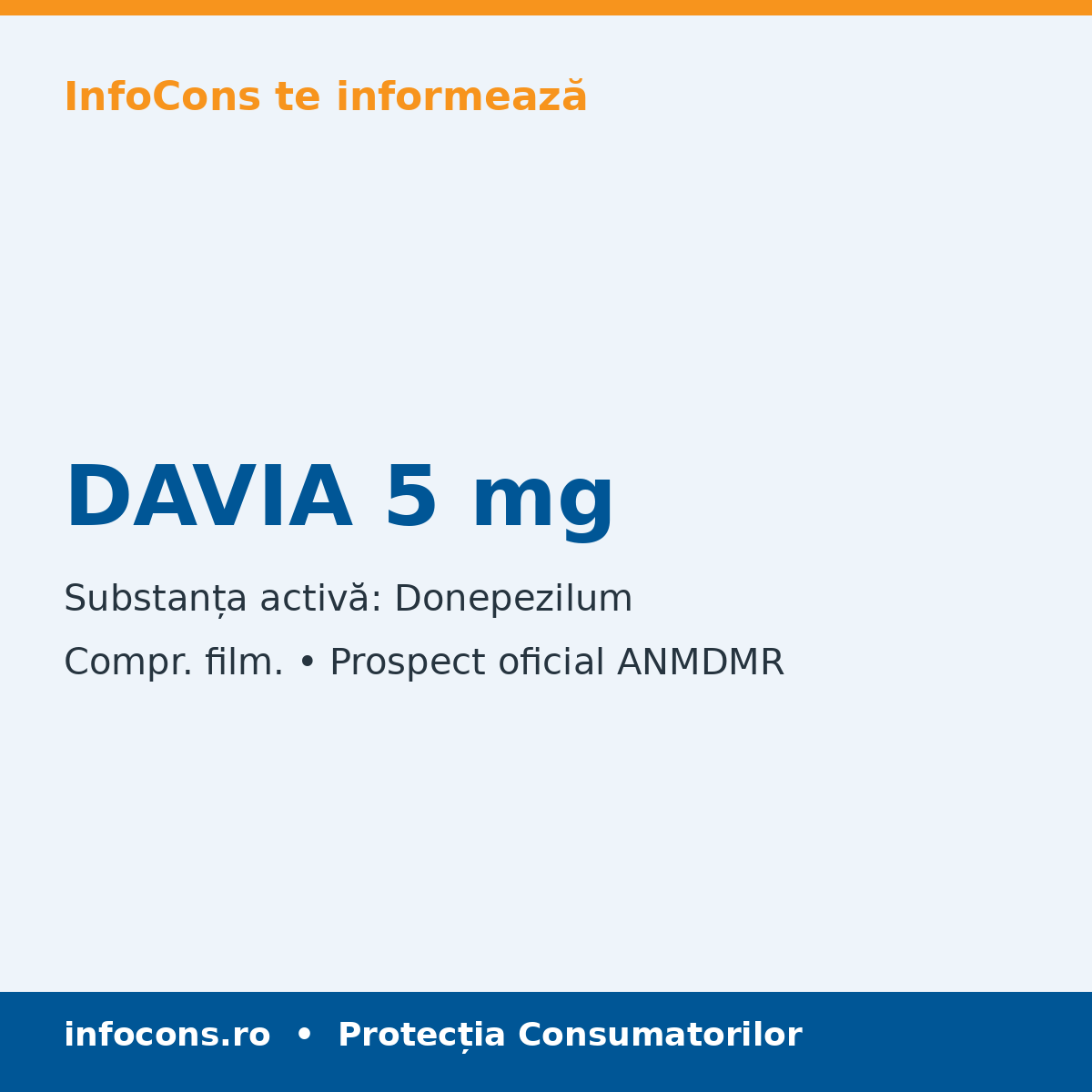 DAVIA 5 mg - Prospect Medical - InfoCons