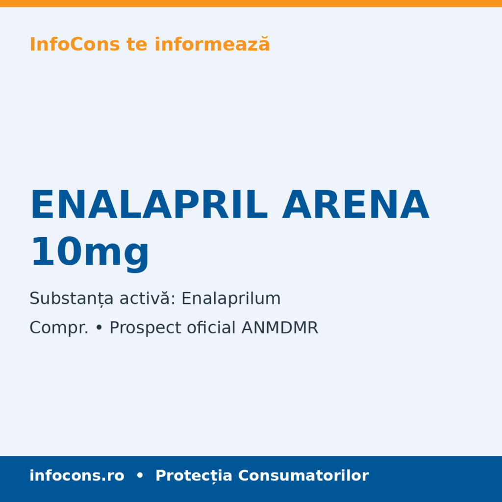 ENALAPRIL ARENA 10mg - Prospect Medical - InfoCons