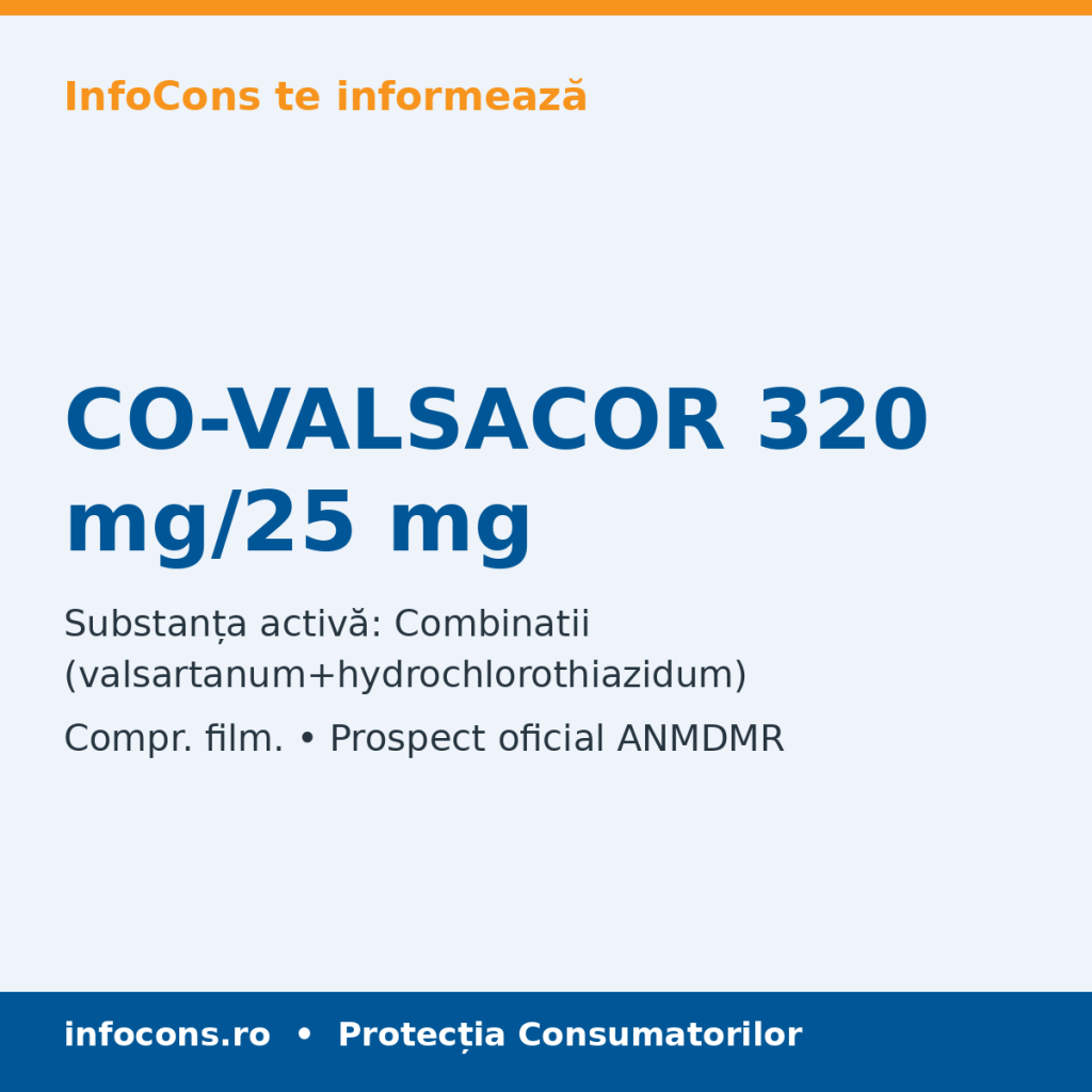 CO-VALSACOR 320 mg/25 mg - Prospect Medical - InfoCons