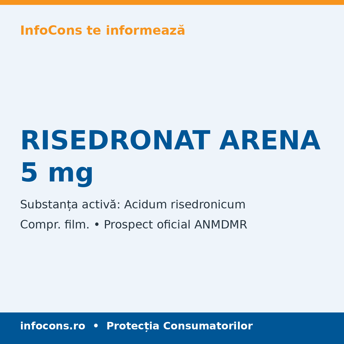 RISEDRONAT ARENA 5 mg - Prospect Medical - InfoCons
