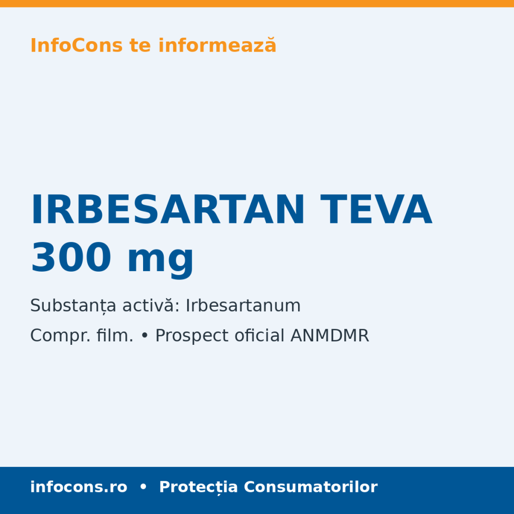 IRBESARTAN TEVA 300 mg - Prospect Medical - InfoCons