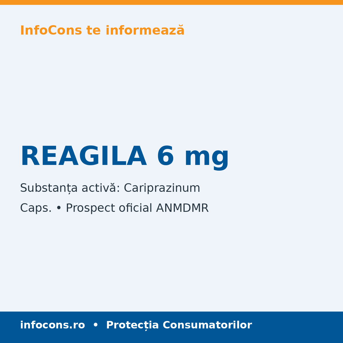 REAGILA 6 mg - Prospect Medical - InfoCons