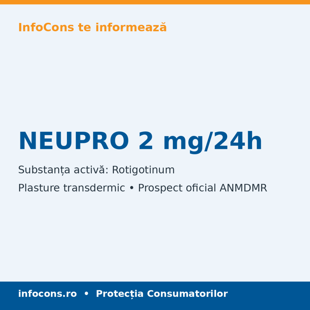 NEUPRO 2 mg/24h - Prospect Medical - InfoCons