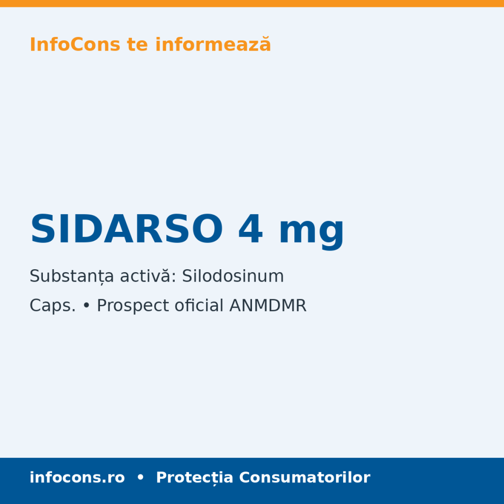 SIDARSO 4 mg - Prospect Medical - InfoCons