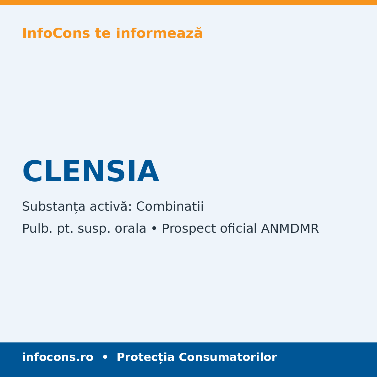 CLENSIA - Prospect Medical - InfoCons