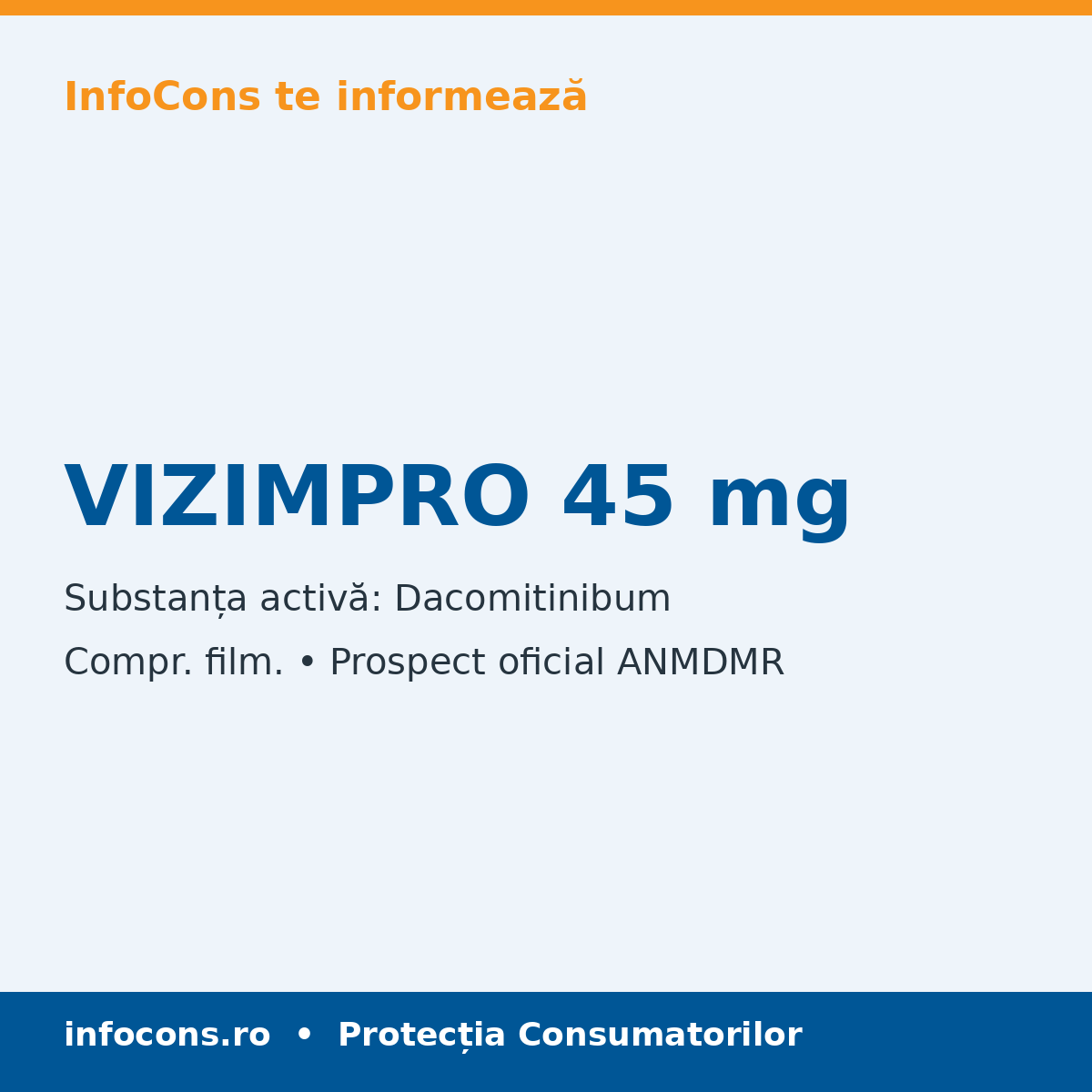 VIZIMPRO 45 mg - Prospect Medical - InfoCons
