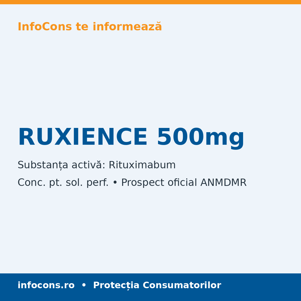 RUXIENCE 500mg - Prospect Medical - InfoCons