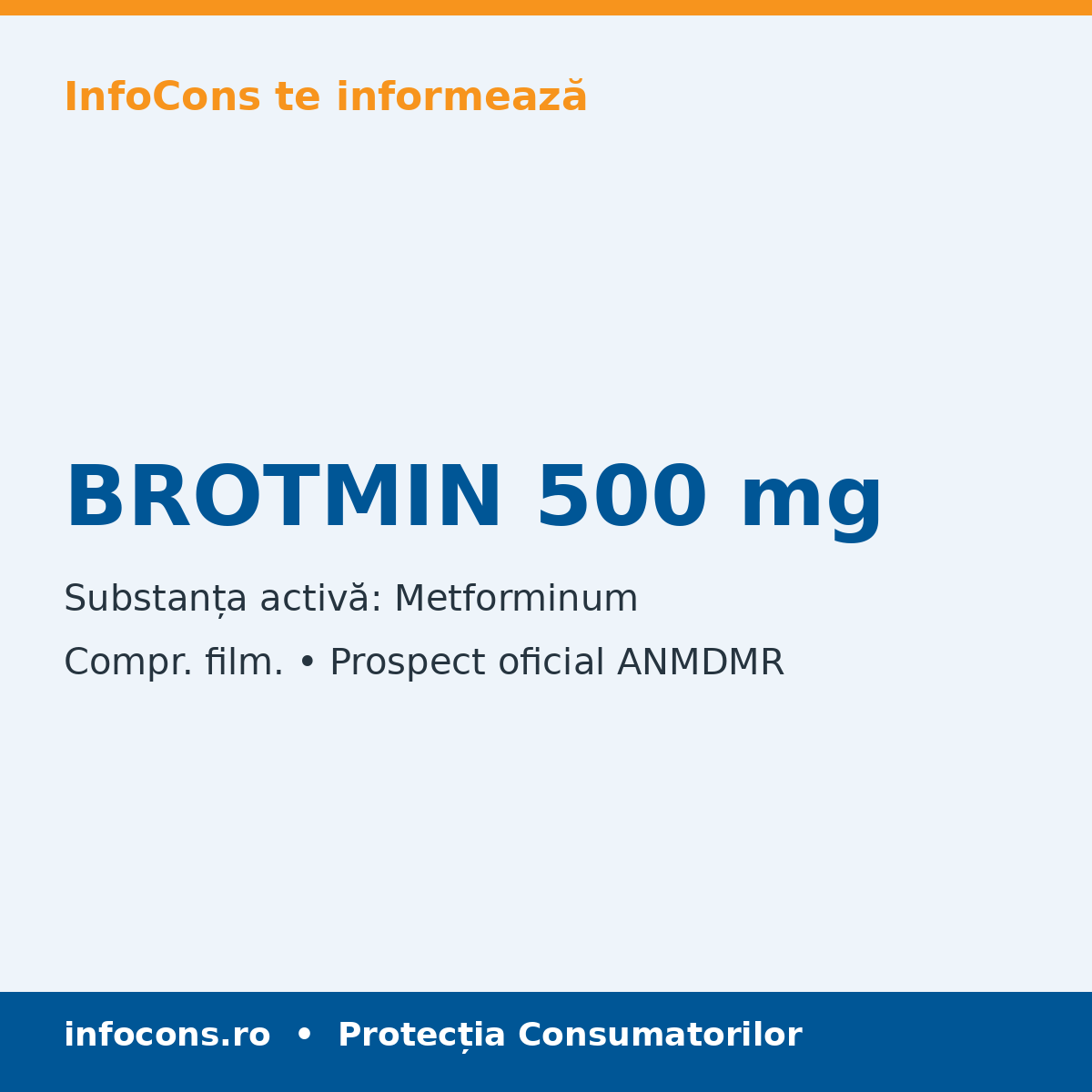 BROTMIN 500 mg - Prospect Medical - InfoCons