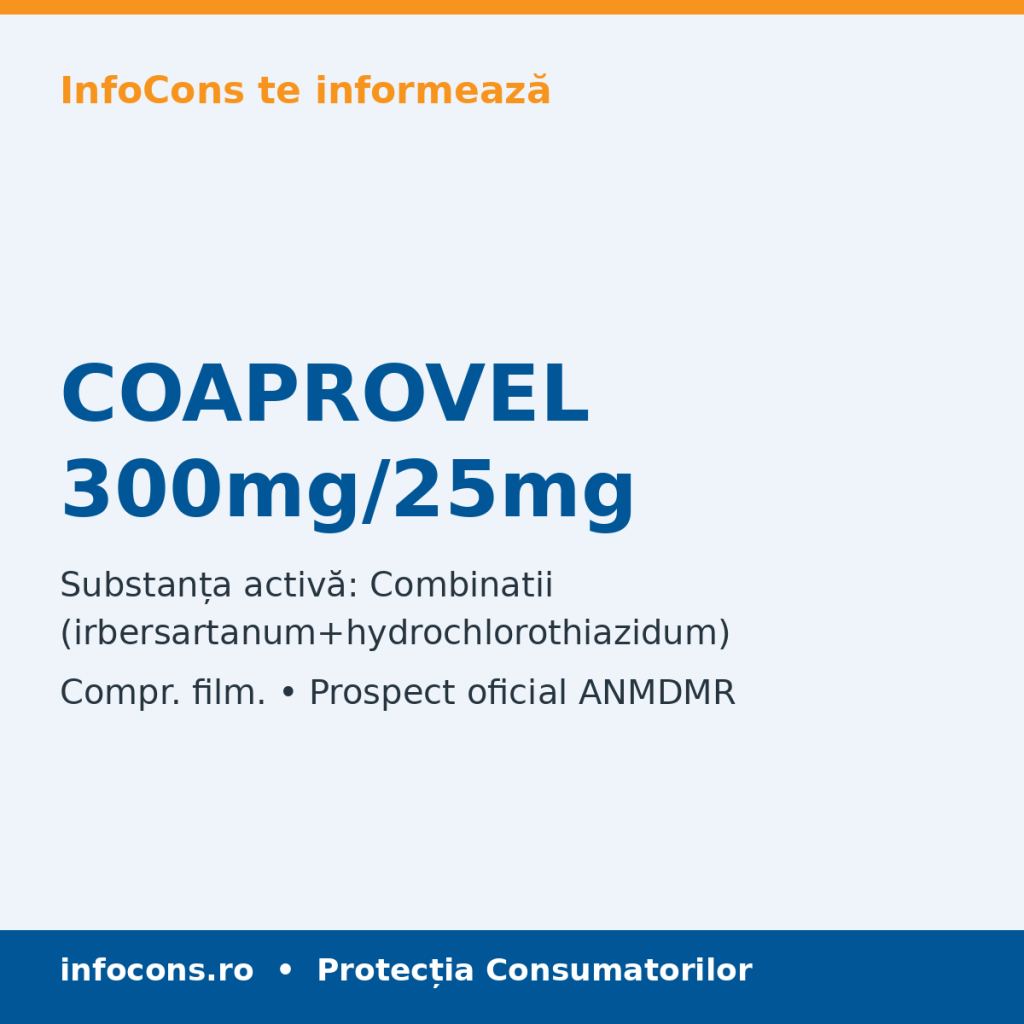 COAPROVEL 300mg/25mg - Prospect Medical - InfoCons