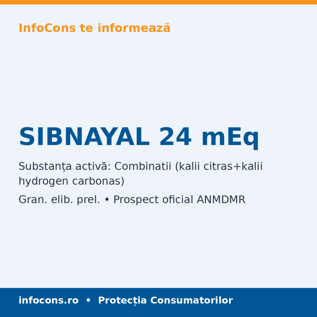 SIBNAYAL 24 mEq - Prospect Medical - InfoCons