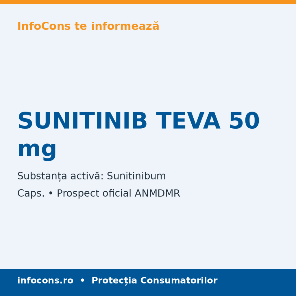 SUNITINIB TEVA 50 mg - Prospect Medical - InfoCons