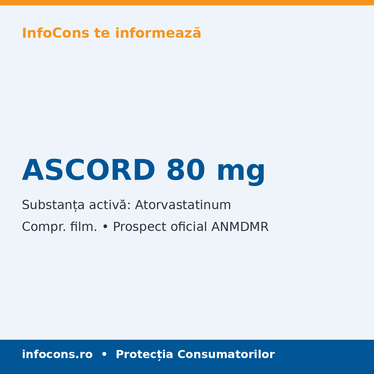 ASCORD 80 mg - Prospect Medical - InfoCons
