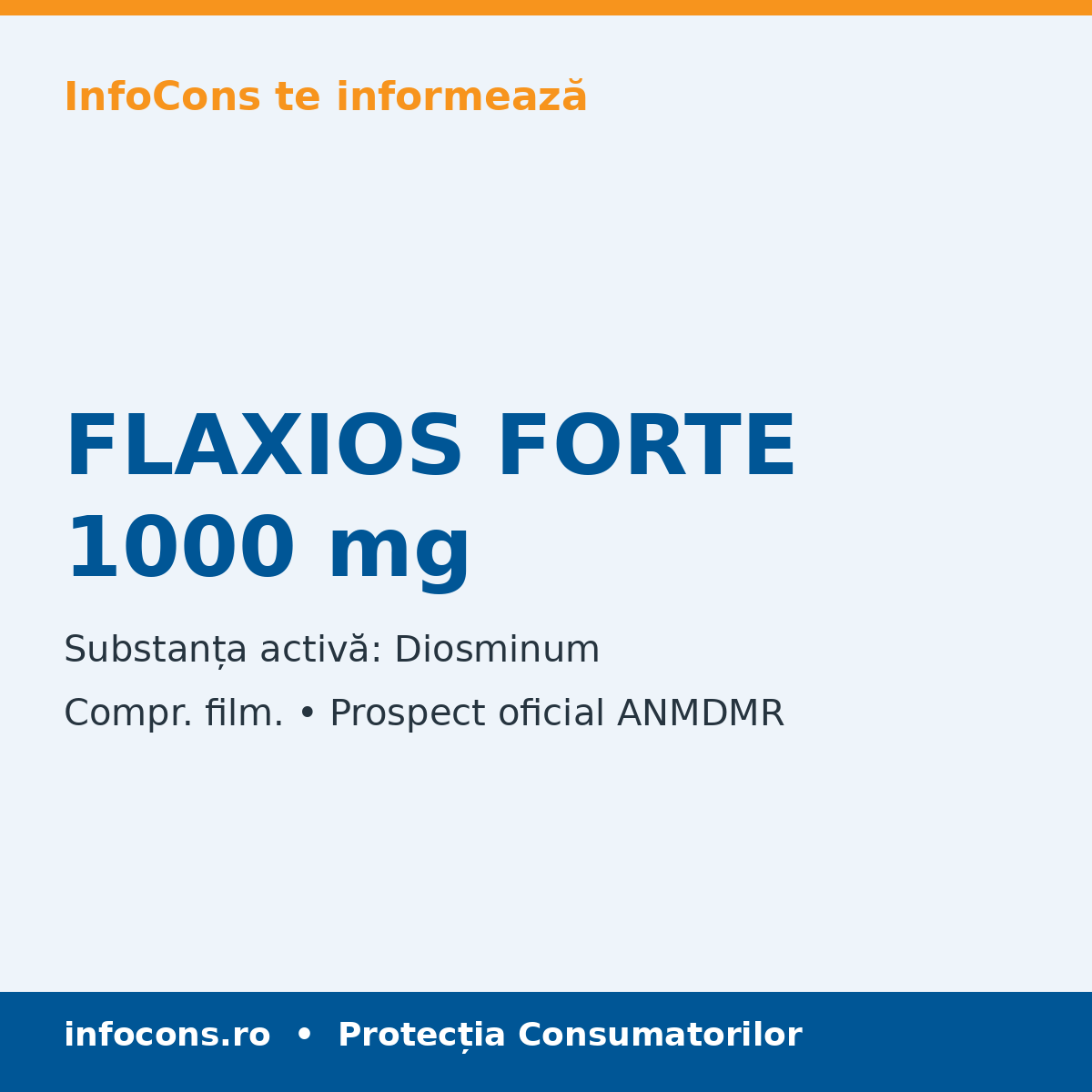 FLAXIOS FORTE 1000 mg - Prospect Medical - InfoCons