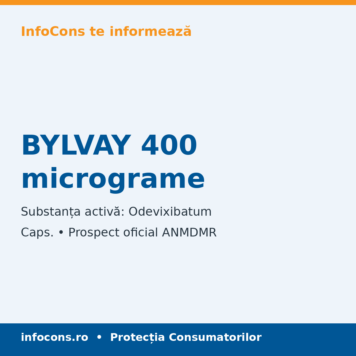 BYLVAY 400 micrograme - Prospect Medical - InfoCons