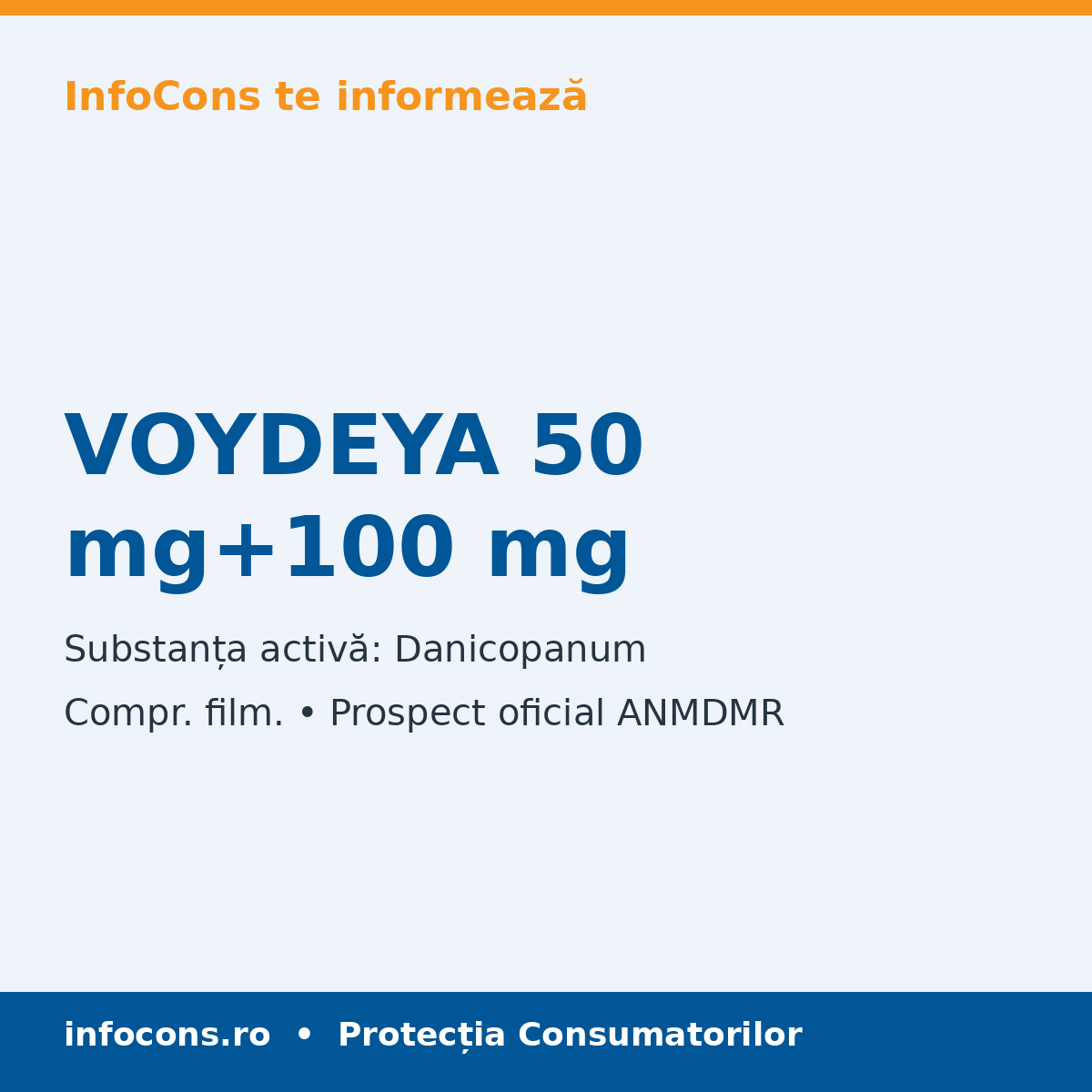 VOYDEYA 50 mg+100 mg - Prospect Medical - InfoCons