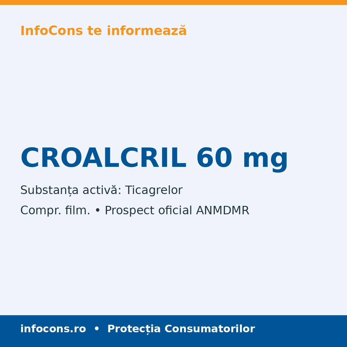 CROALCRIL 60 mg - Prospect Medical - InfoCons